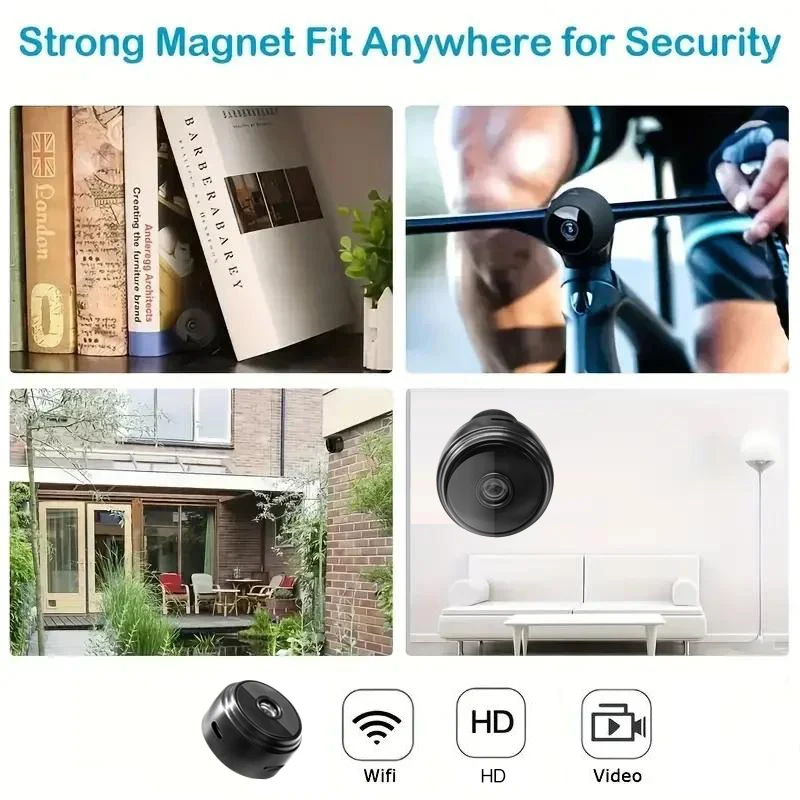 A9 HD Wifi Smart Monitor Surveillance Cameras Sensor Camcorder Web Video Home Safety Wireless Security - Image 17